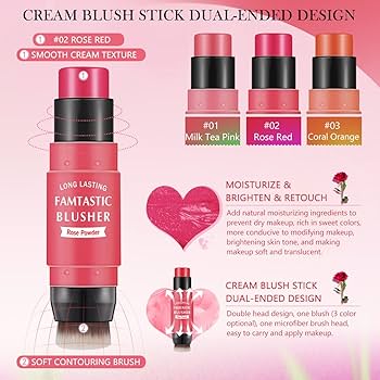 ✅100% original 💥2 in 1 Fantastic Blush Stick
